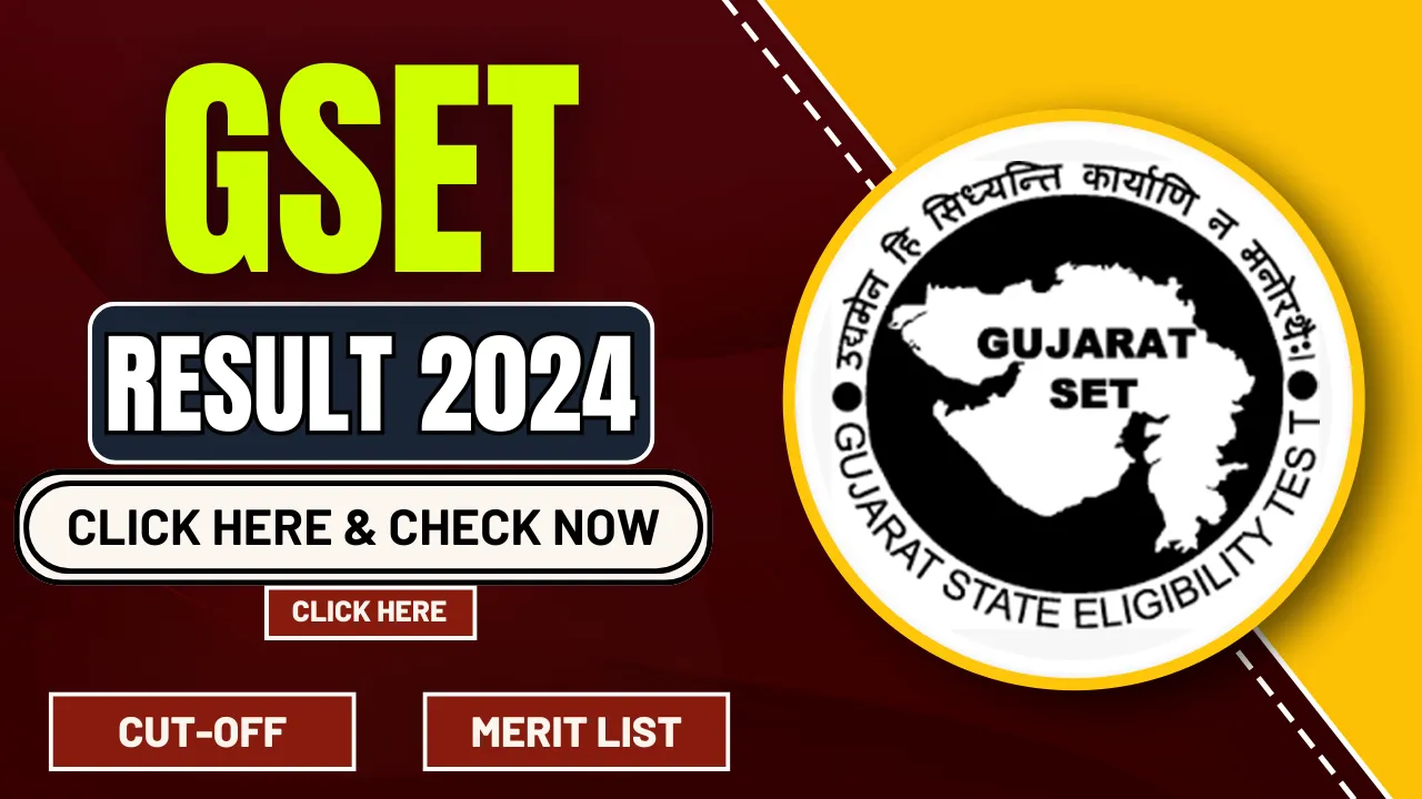 GSET Result 2024